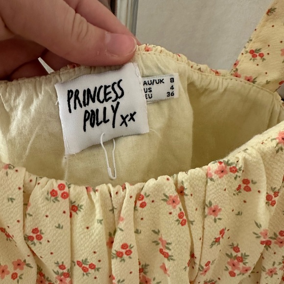 Princess Polly Mini Yellow Floral Dress - Picture 4 of 4